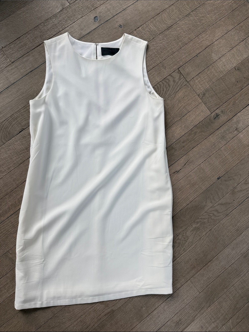 Blaque Label White Sleeveless Mini Shift Dress